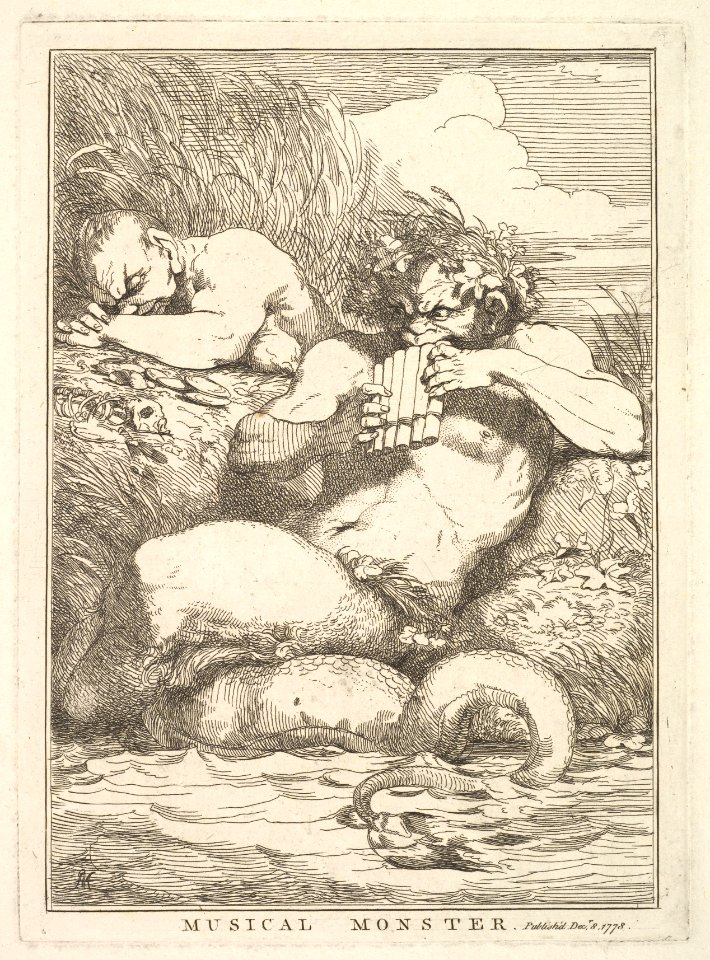 Musical Monster (from Fifteen Etchings Dedicated to Sir Joshua Reynolds) MET DP828491