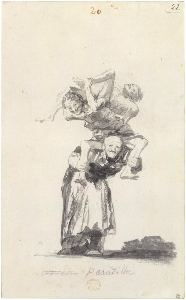 Nightmare; Witches and Old Women; Album (D), page 20 MET DT11747