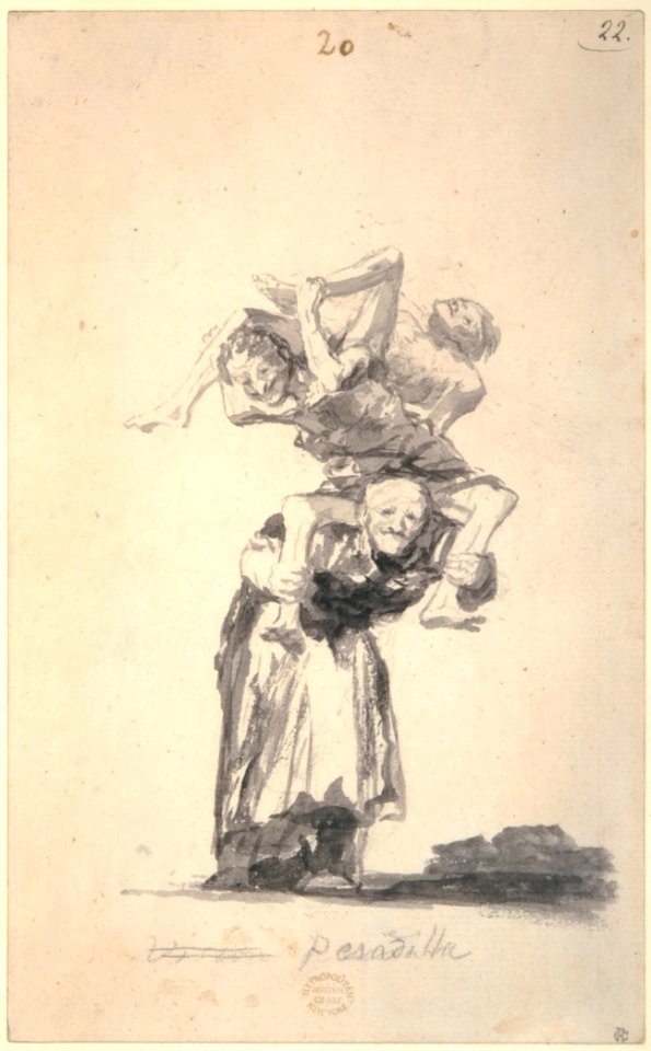 Nightmare; Witches and Old Women; Album (D), page 20 MET APS3063