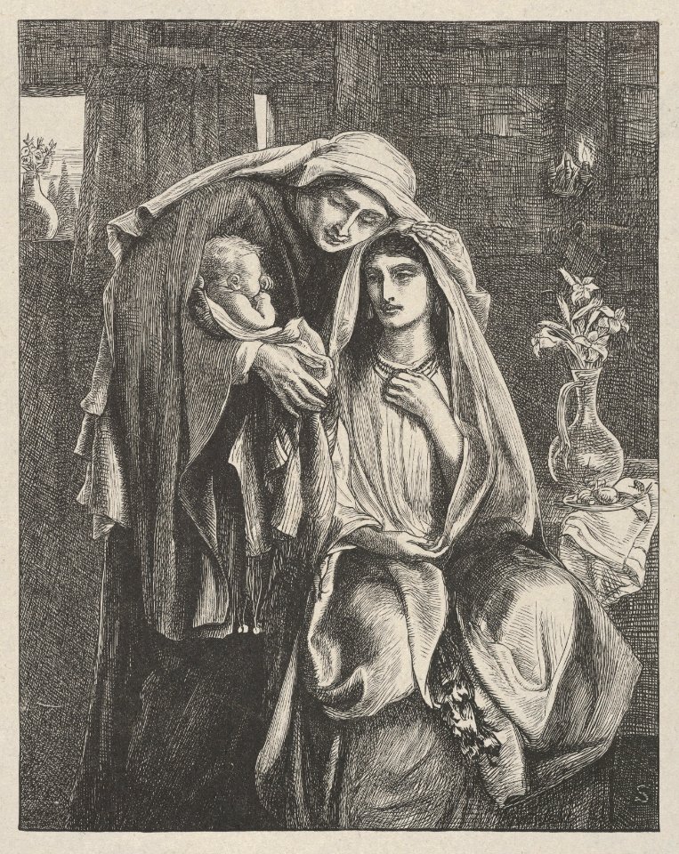 Naomi and the Child Obed (Dalziels' Bible Gallery) MET DP835620