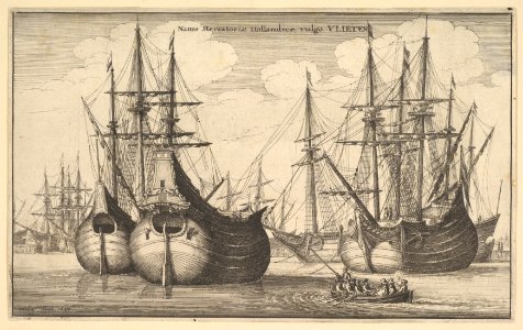 Naues Mercantoriæ Hollandicæ, vulgo VLIETEN (Dutch Freighters or Flutes) MET DP823418