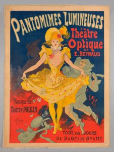 Musée Grévin, Pantomimes Lumineuses, Théâtre optique de E. Reynaud, musique de Gaston Paulin MET DP358281