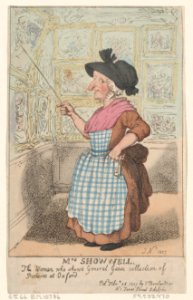Mrs. Showell, the Woman who shows General Guise's Collection of Pictures at Oxford MET DP873825