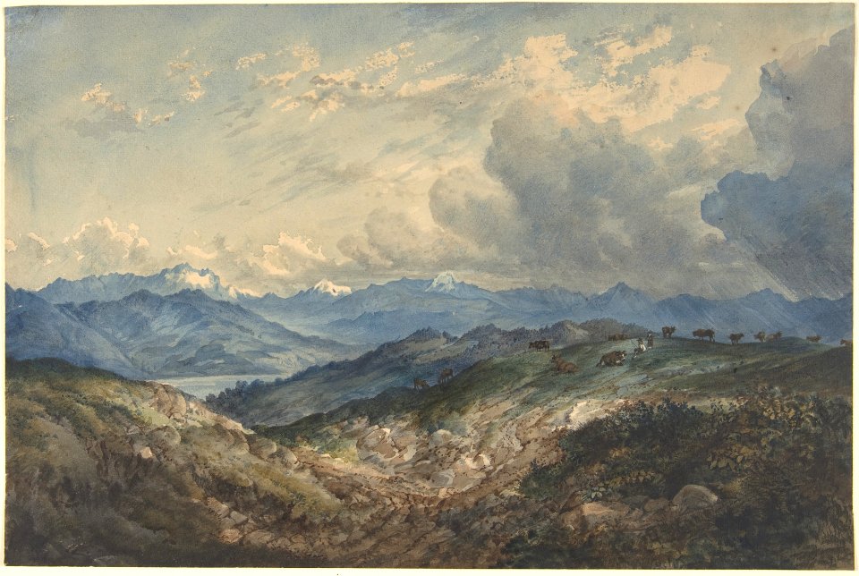 Mountainous Landscape with Approaching Thunderstorm MET DP803549