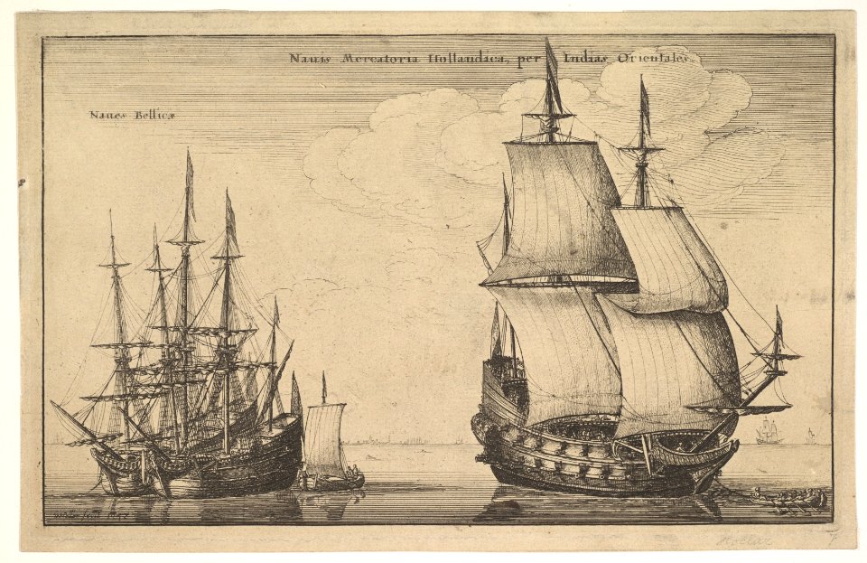 Naues Mercatoriæ Hollandicæ per Indias Occidentales (Dutch East Indiaman) MET DP823412