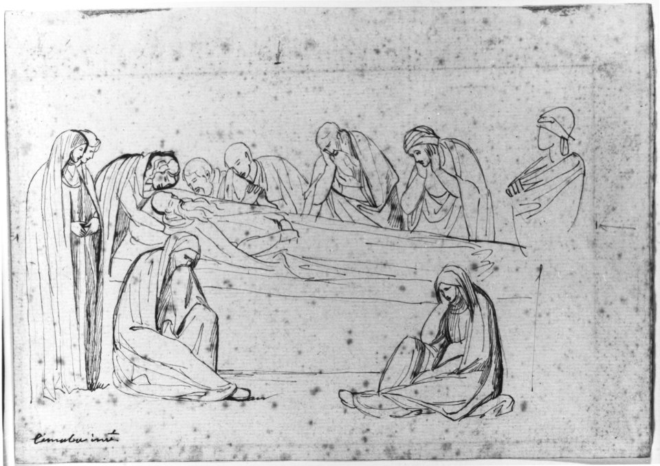 Mourning Figures- possibly a copy after a fresco by Cimabue MET 173164