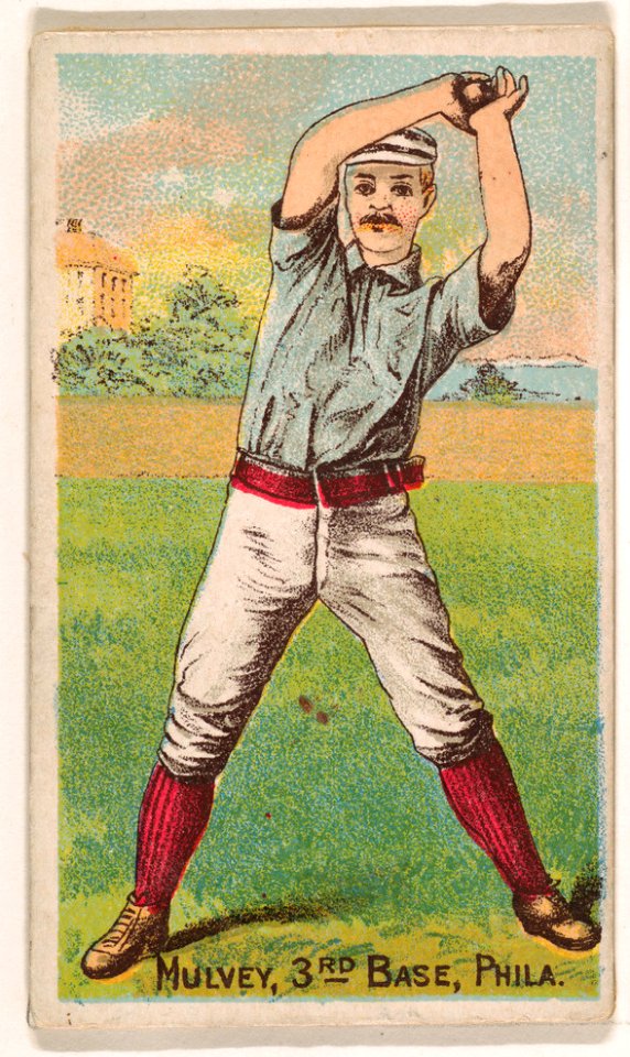 Mulvey, 3rd Base, Philadelphia, from the Gold Coin series (N284) for Gold Coin Chewing Tobacco MET DP866820