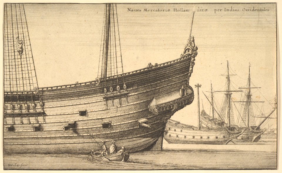 Naues Mercatoriæ Hollan -- dicæ per Indias Occidentales (Dutch West Indiaman) MET DP823416