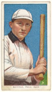 Nichols, Philadelphia, American League, from the White Border series (T206) for the American Tobacco Company MET DP845138