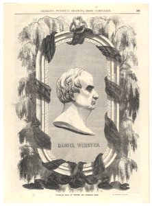 Mourning Portrait of Daniel Webster (from Gleason's "Pictorial Drawing-Room Companion") MET DP834447