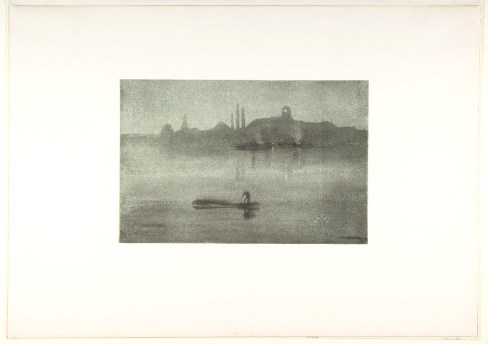 Nocturne (Nocturne- The Thames at Battersea) MET DP813766
