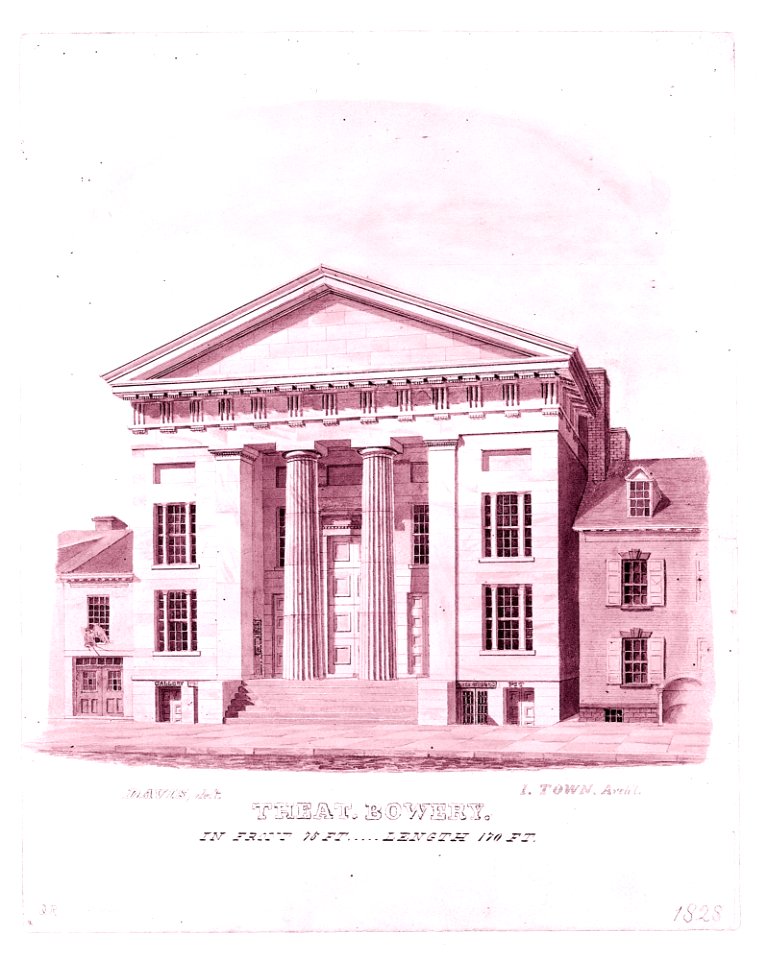 New Bowery Theatre, Elizabeth Street Facade, New York MET 49CC 413R5