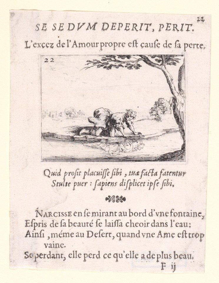 Narcissus Looking at Himself Met DP890746