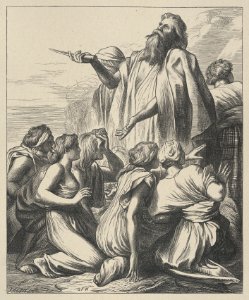 Noah's Sacrifice (Dalziels' Bible Gallery) MET DP835845