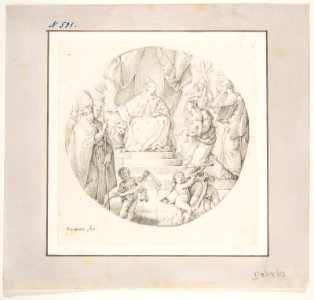Nobility Presenting an Infant to Venice MET DP812225