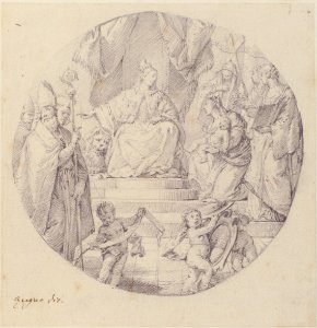 Nobility Presenting an Infant to Venice MET 64.38.5
