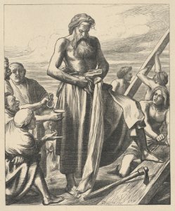 Noah Building the Ark (Dalziels' Bible Gallery) MET DP835634