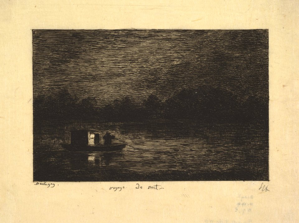 Night Voyage, from the series, Voyage en Bateau MET DP822215