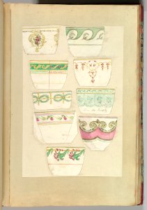 Nine Designs for Decorated Cups MET DP828395