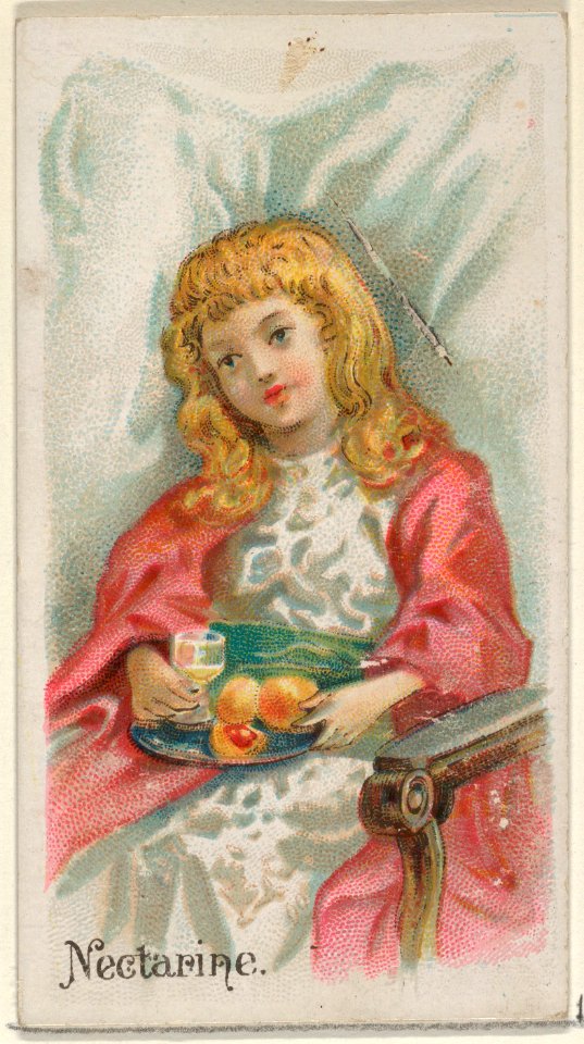 Nectarine, from the Fruits series (N12) for Allen & Ginter Cigarettes Brands MET DP834633