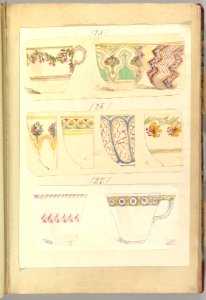 Nine Designs for Decorated Cups MET DP827015