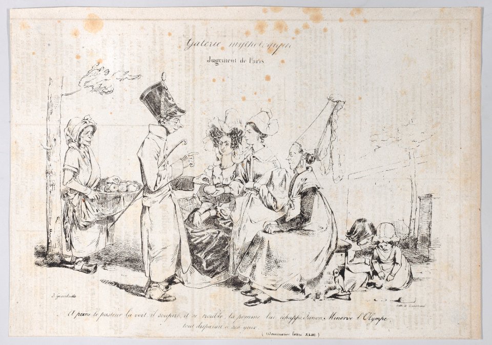 Mythological Gallery Judgement of Paris MET DP887416