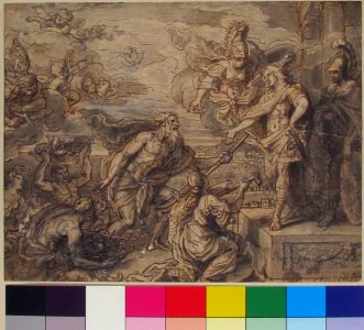 Neptune and other Marine Deities Paying Homage to Louis XIV MET 1973.306