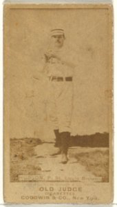 Nathaniel P. "Nat" Hudson, Pitcher, St. Louis Browns, from the Old Judge series (N172) for Old Judge Cigarettes MET DP846057