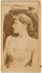 Mrs. James Brown Potter, from the Actresses series (N245) issued by Kinney Brothers to promote Sweet Caporal Cigarettes MET DP859326