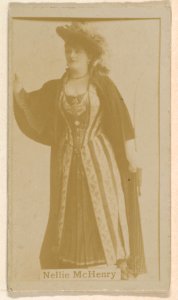 Nellie McHenry, from the Actresses series (N245) issued by Kinney Brothers to promote Sweet Caporal Cigarettes MET DP859096