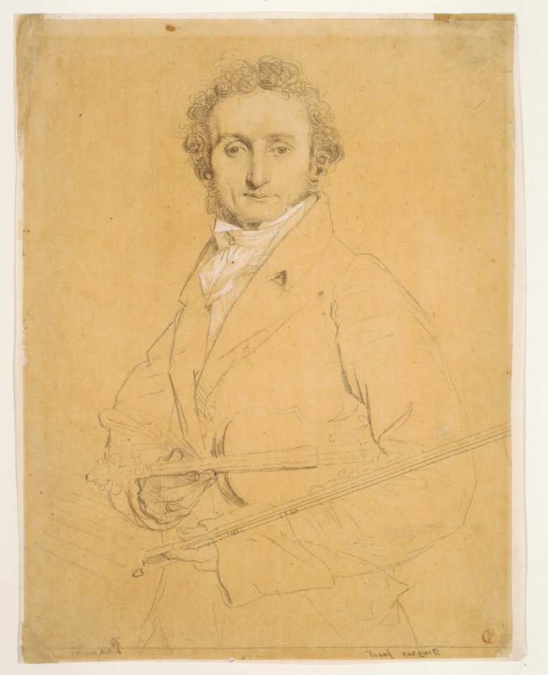 Nicolo Paganini (1784–1840) MET DR114