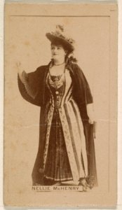 Nellie McHenry, from the Actresses series (N245) issued by Kinney Brothers to promote Sweet Caporal Cigarettes MET DP859095