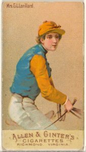 Mrs. G.L. Lorillard, from the Racing Colors of the World series (N22b) for Allen & Ginter Cigarettes MET DP835212