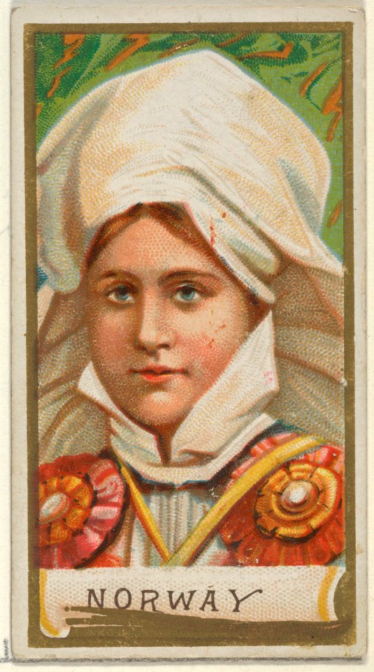 Norway, from the Types of All Nations series (N24) for Allen & Ginter Cigarettes MET DP836451