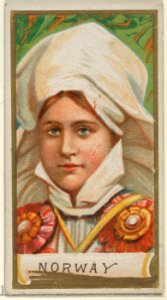 Norway, from the Types of All Nations series (N24) for Allen & Ginter Cigarettes MET DP836451