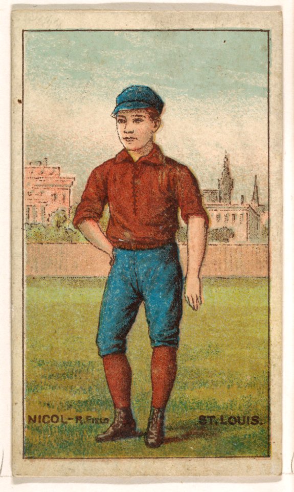 Nicol, Right Field, St. Louis, from the Gold Coin series (N284) for Gold Coin Chewing Tobacco MET DP866823