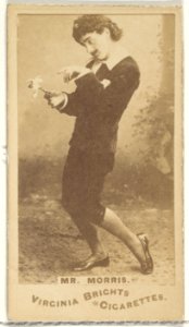 Mr. Morris, from the Actors and Actresses series (N45, Type 1) for Virginia Brights Cigarettes MET DP829933