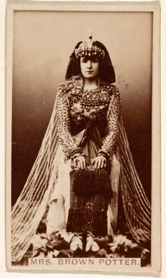 Mrs. James Brown Potter, from the Actresses series (N245) issued by Kinney Brothers to promote Sweet Caporal Cigarettes MET DP859325