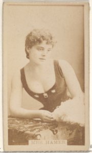 Mrs. Hamer, from the Actors and Actresses series (N45, Type 8) for Virginia Brights Cigarettes MET DP831498