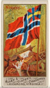Norway, from Flags of All Nations, Series 1 (N9) for Allen & Ginter Cigarettes Brands MET DP831953
