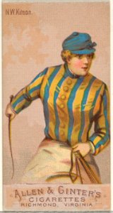 N.W. Kitson, from the Racing Colors of the World series (N22b) for Allen & Ginter Cigarettes MET DP835223