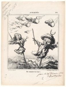 Not reassuring for the crowns!, from 'News of the day,' published in Le Charivari, January 11, 1869 MET DP877762