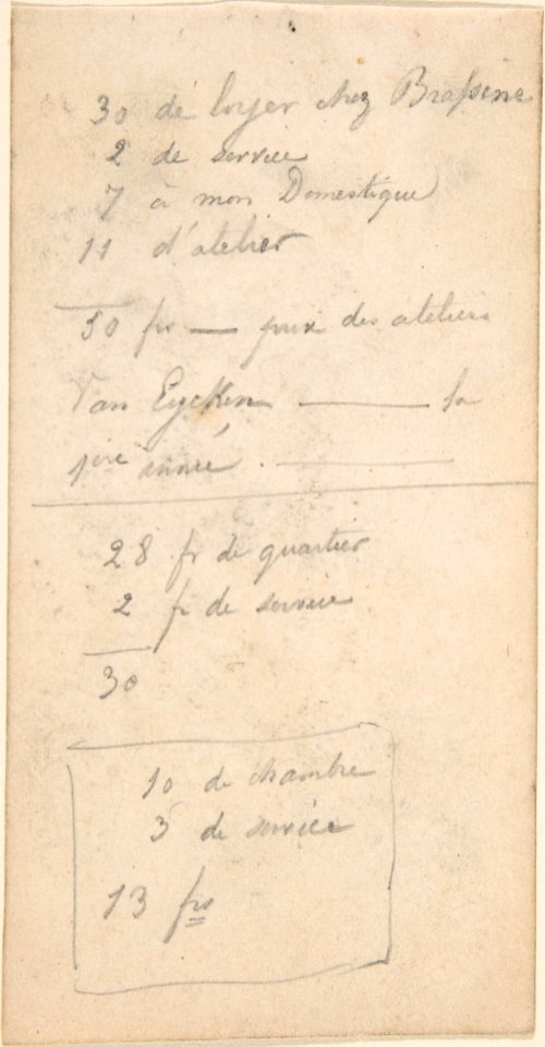 Notebook with sketches and notes MET DP802760