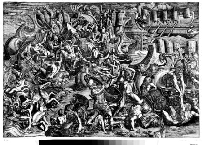 Naval Battle Between Greeks and Trojans MET 048.2R1 54L