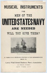 Musical instruments for men of the United States Navy MET DP876759