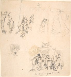 Notebook with sketches and notes MET DP802765