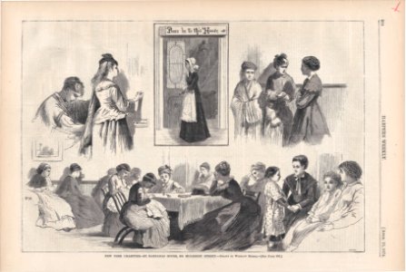 New York Charities – St. Barnabas House, 304 Mulberry Street – Drawn by Winslow Homer (Harper's Weekly, Vol. XVIII) MET DP875356