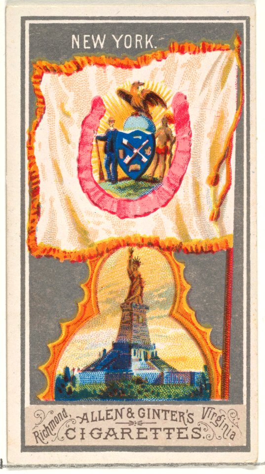 New York, from the City Flags series (N6) for Allen & Ginter Cigarettes Brands MET DP829257