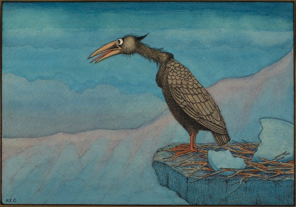 Newly Hatched Bird of Prey, possibly a "Wiggle Much" design MET DP856187