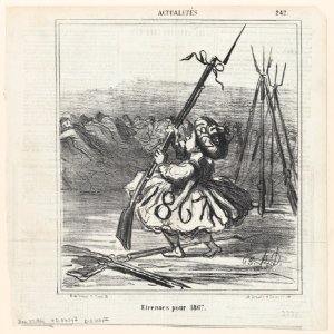 New Year's gifts for 1867, from 'News of the day,' published in Le Charivari, December 27, 1866 MET DP877498